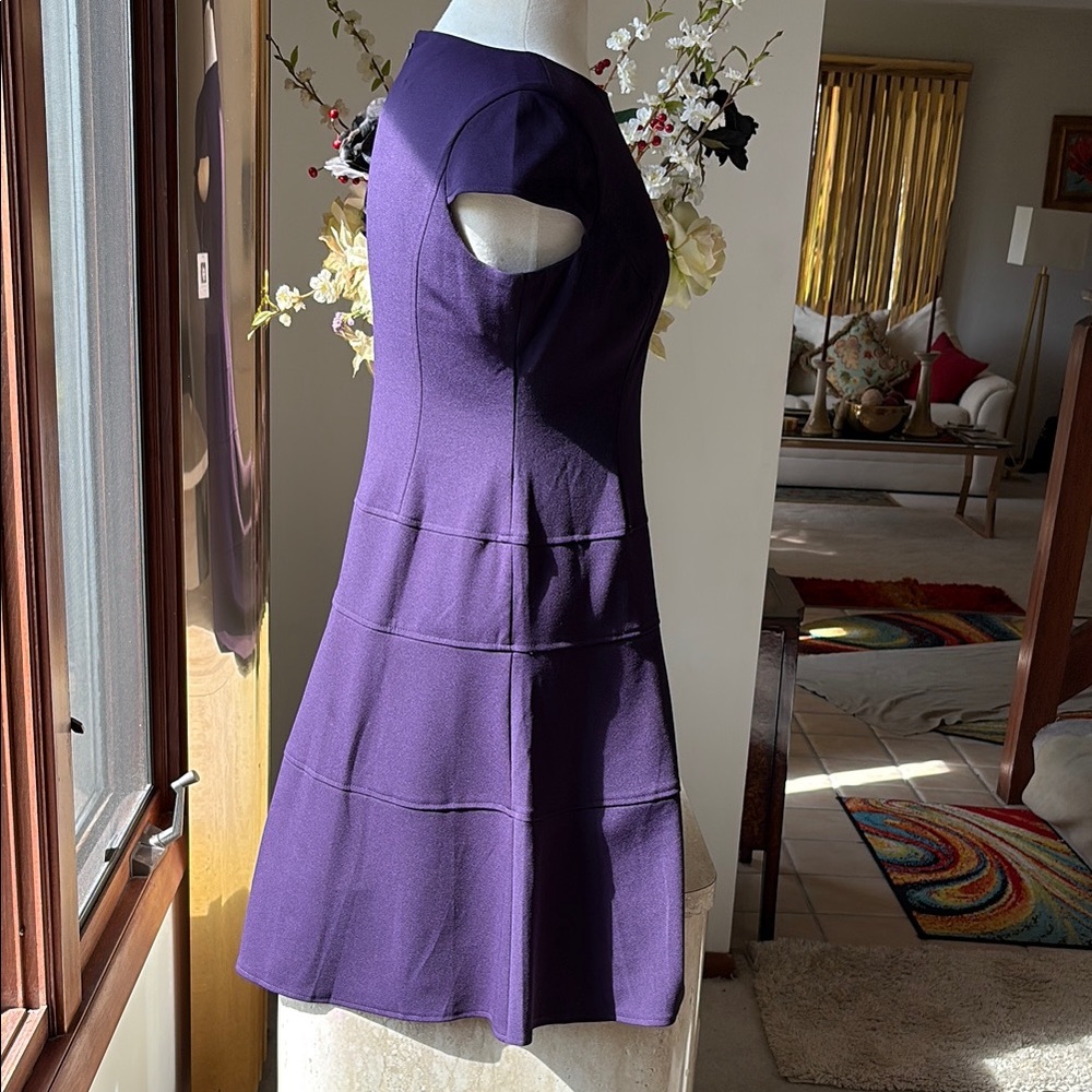 NWT Anne Klein Elegant Purple Women's Dress. Measurements are in photos. - Picture 4 of 14